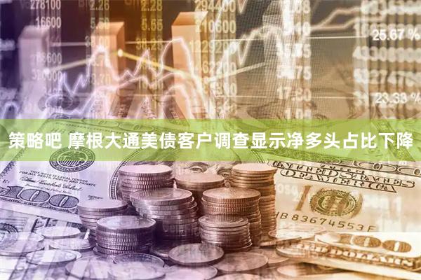 策略吧 摩根大通美债客户调查显示净多头占比下降